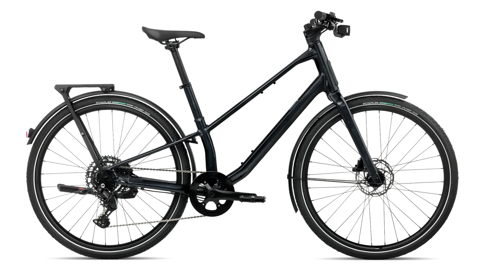 orbea vector city bike in black gloss colour