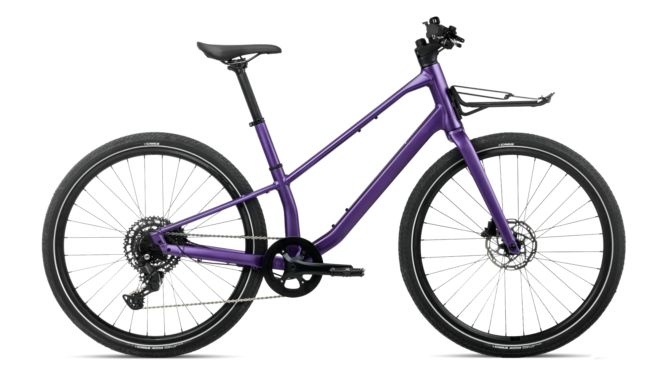 Orbea Vector 25 urban bike in plum colour