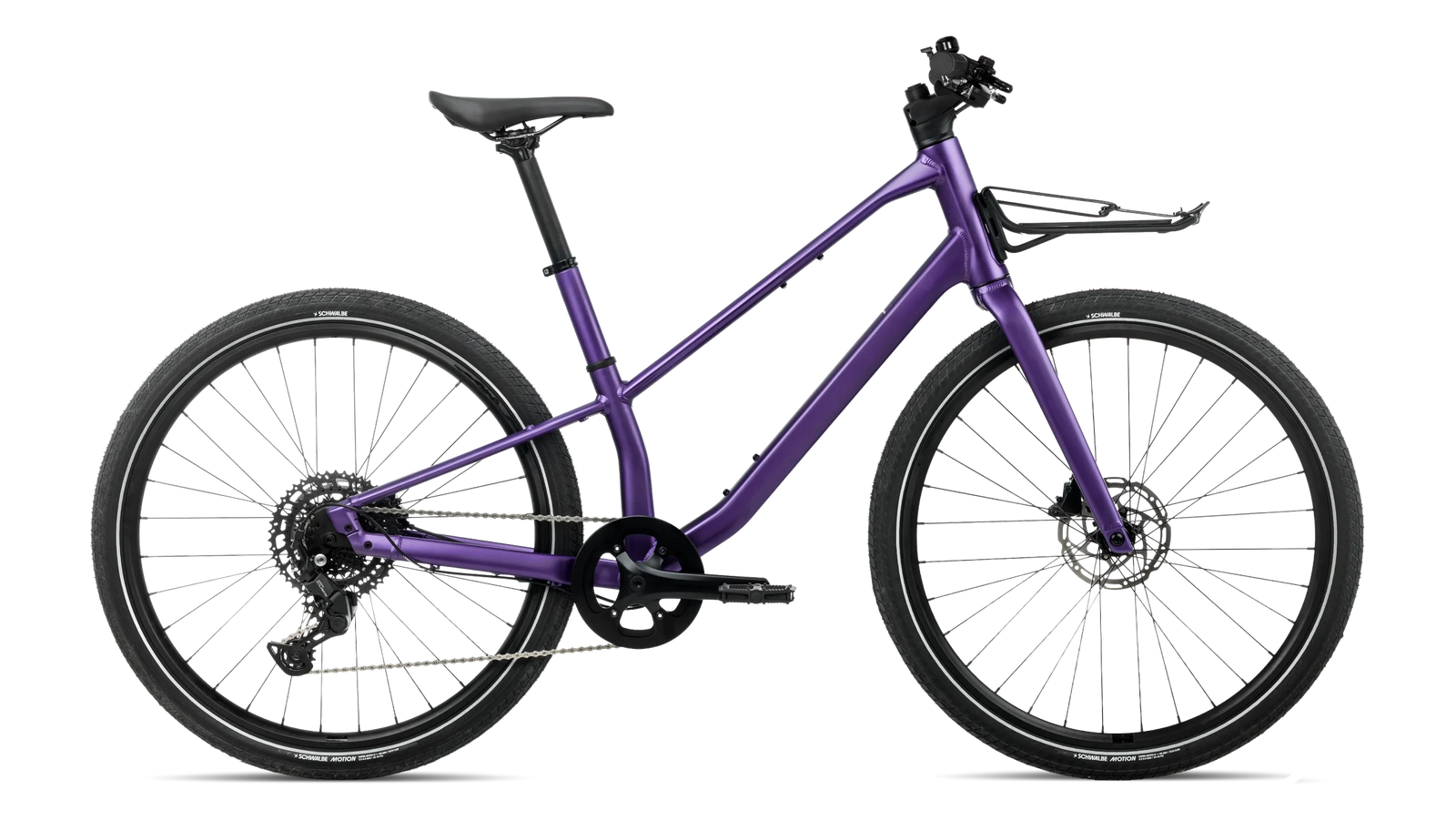 Orbea Vector 25 urban bike in plum colour