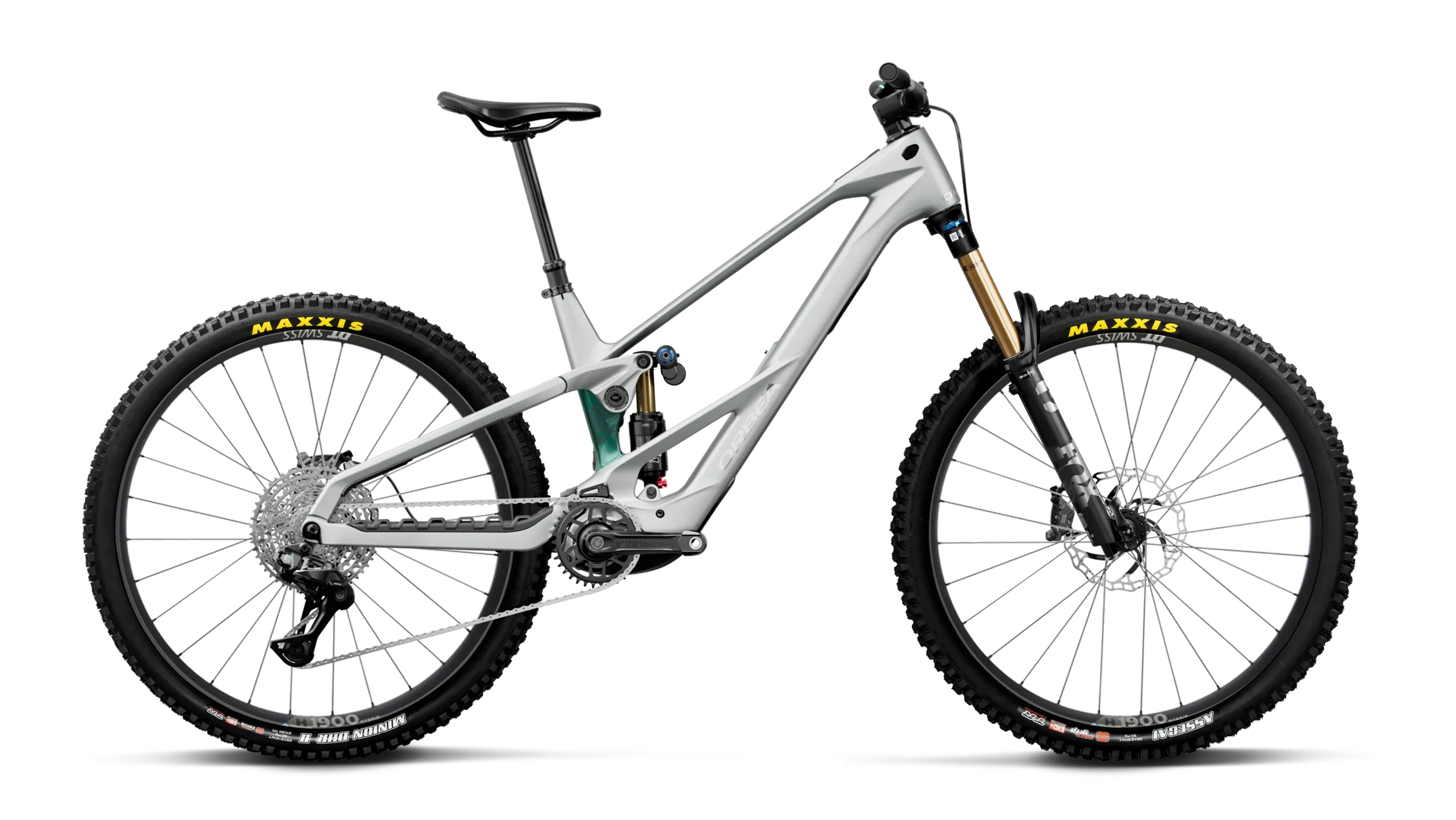 Orbea Wild LT M10 E-MTB in Smooth Silver Colour