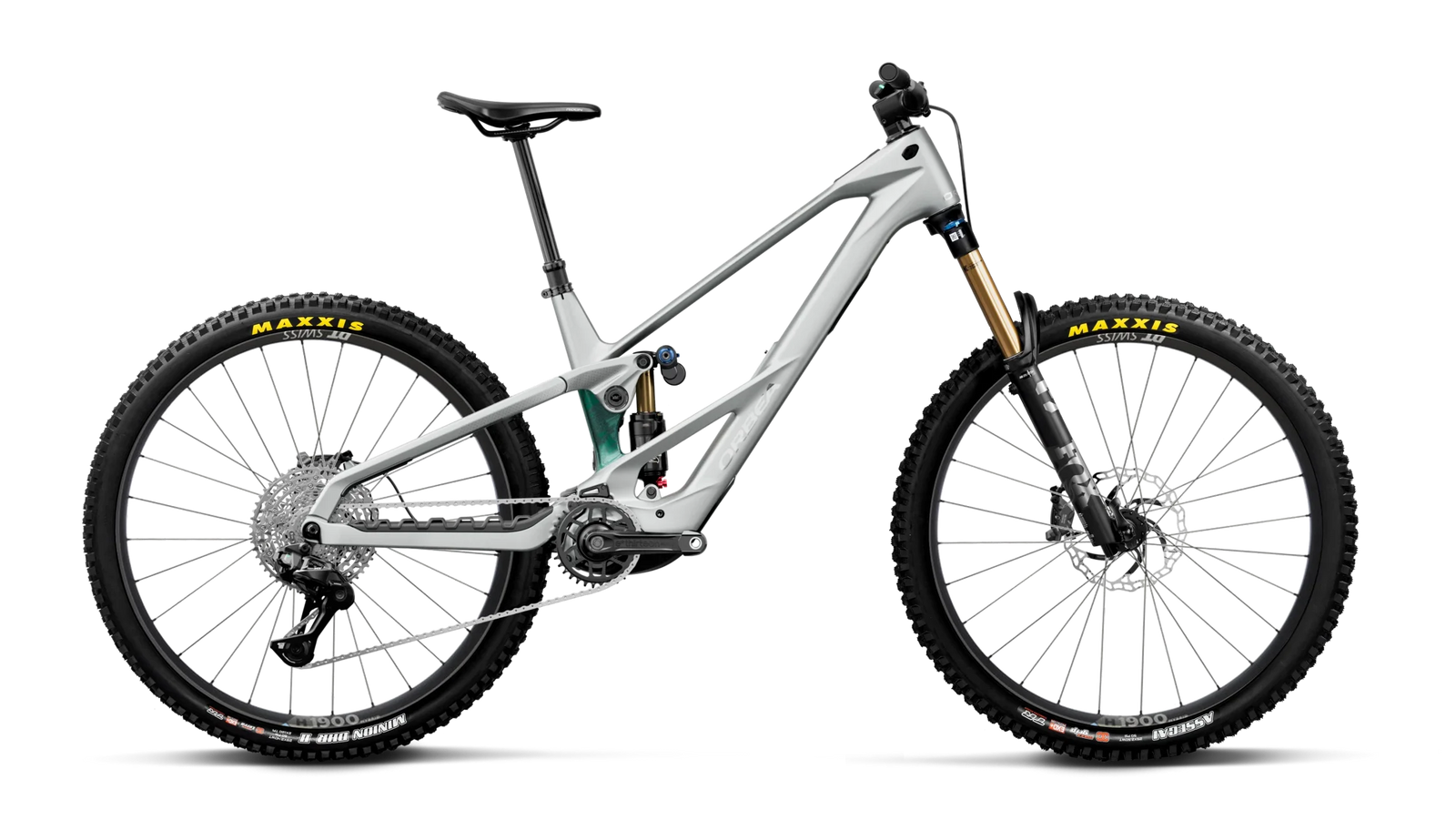 Orbea Wild LT M10 E-MTB in Smooth Silver Colour