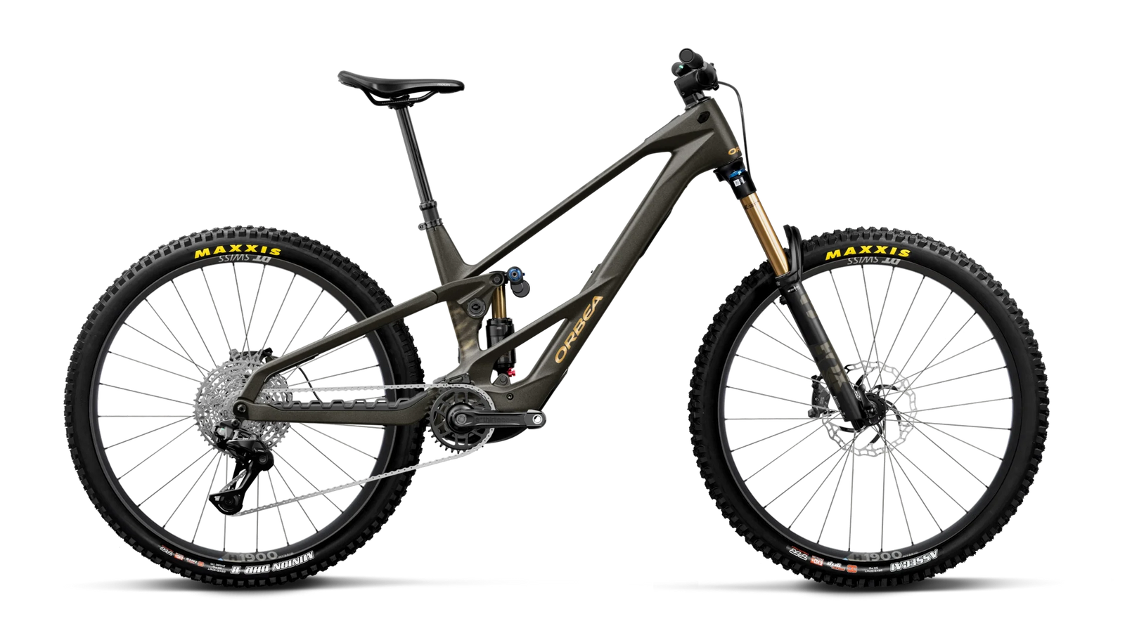 Orbea Wild LT M10 E-MTB in Titan Gold Colour
