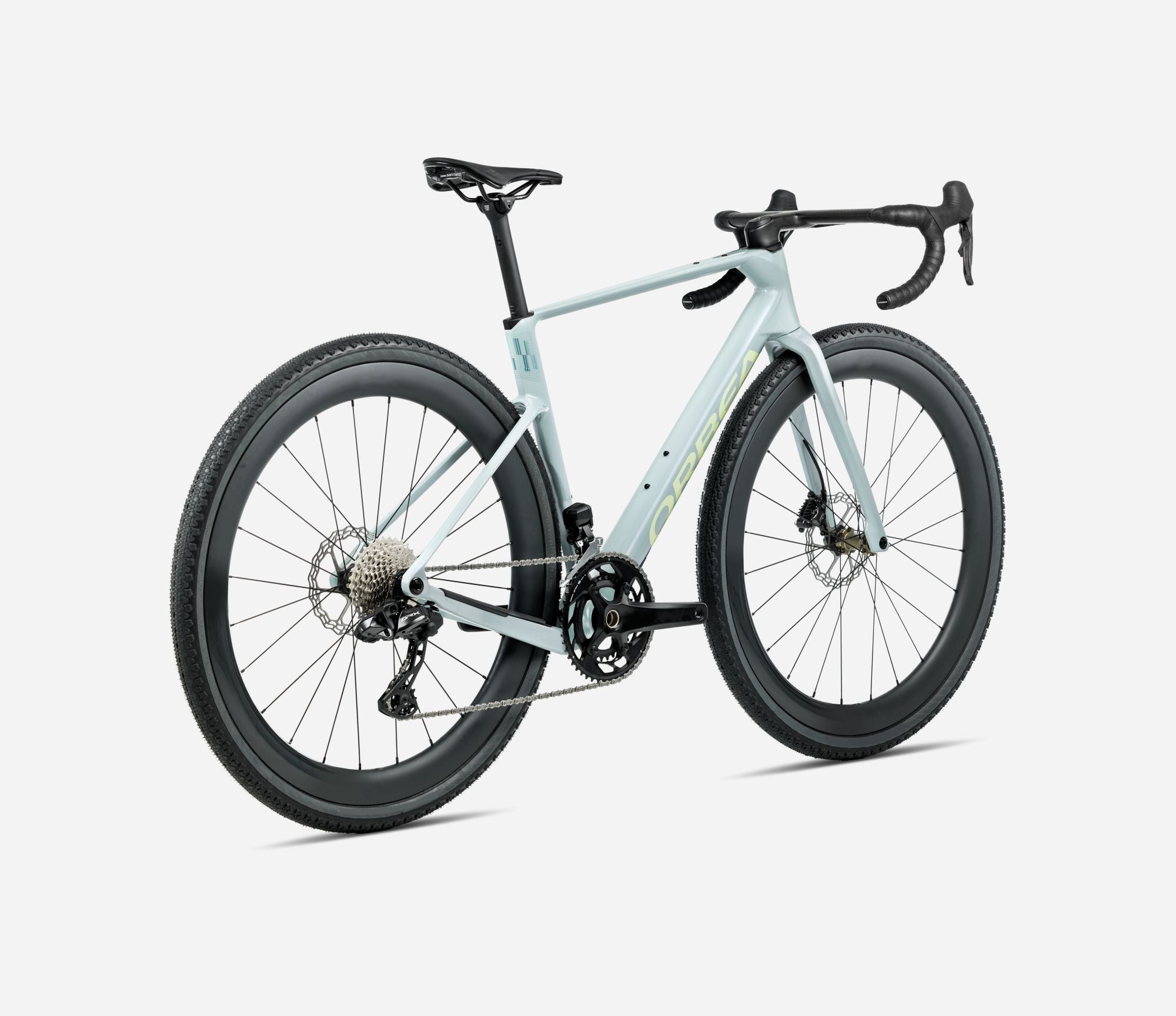 orbea terra race bike, m20ltd, frozen concrete colour, side view