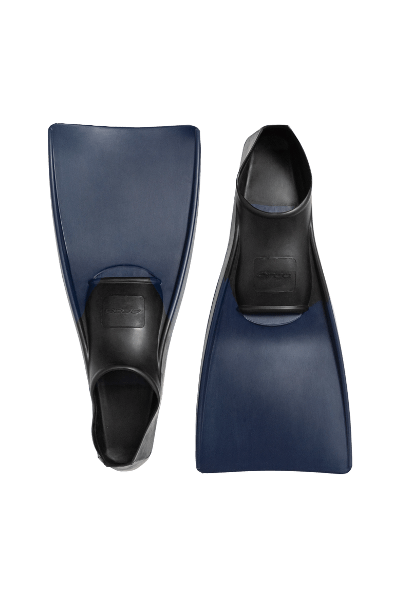 Orca Training Fins for Swimming, black and blue