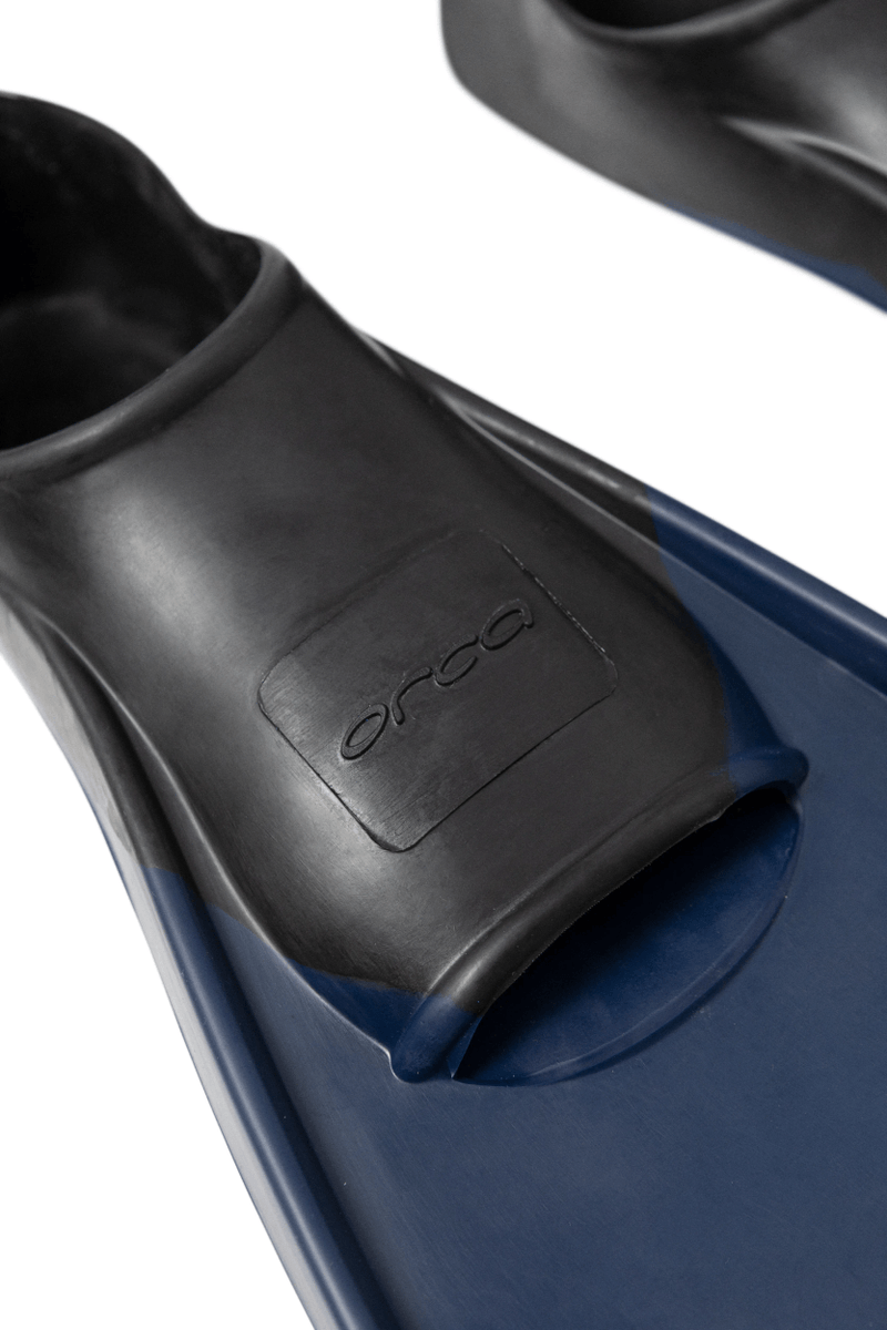 Orca Training Fins for Swimming, black and blue
