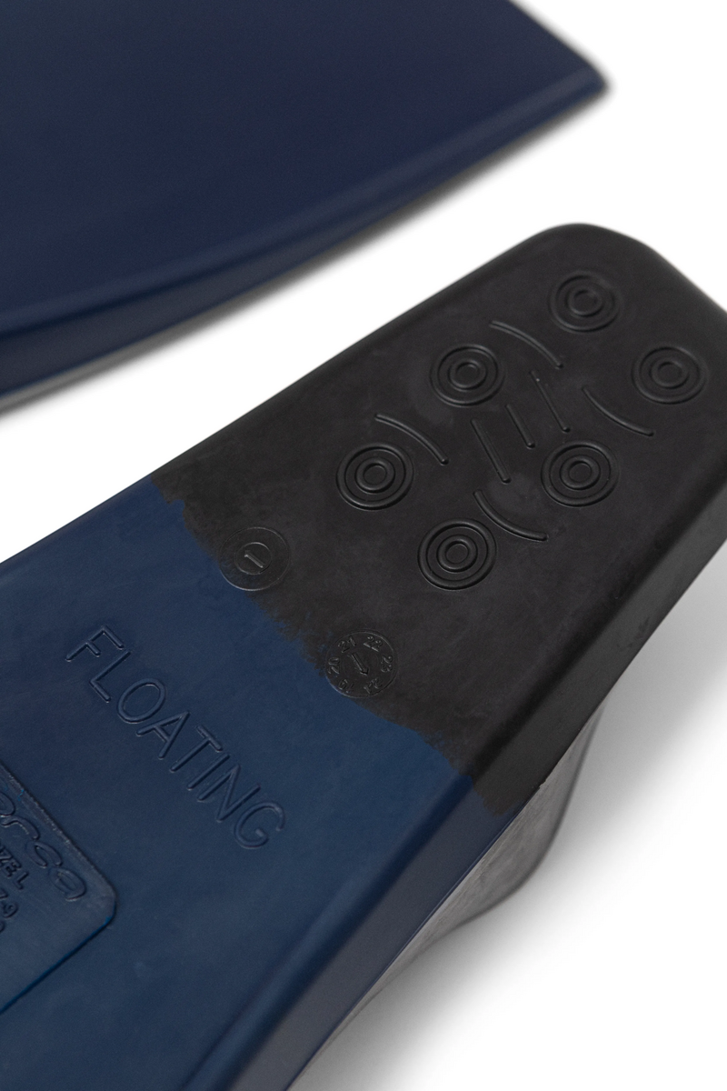 Orca Training Fins for Swimming, black and blue