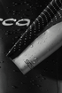 Orca Apex Flow triathlon wetsuit for men, close up of sleeve with scs technology