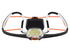 Petzl Iko Core headlamp for running, showing close up of lamps