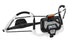 Petzl Iko running headlamp, angled view with battery