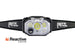 Petzl headtorch for running with reactive lighting in black