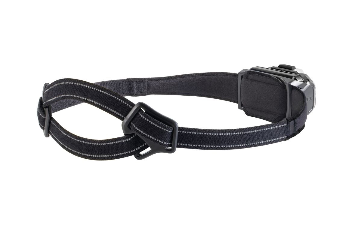 Petzl headtorch for running with reactive lighting in black inner view