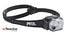 Petzl headtorch for running with reactive lighting in black