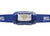 Blue headlamp with Petzl logo on a white background