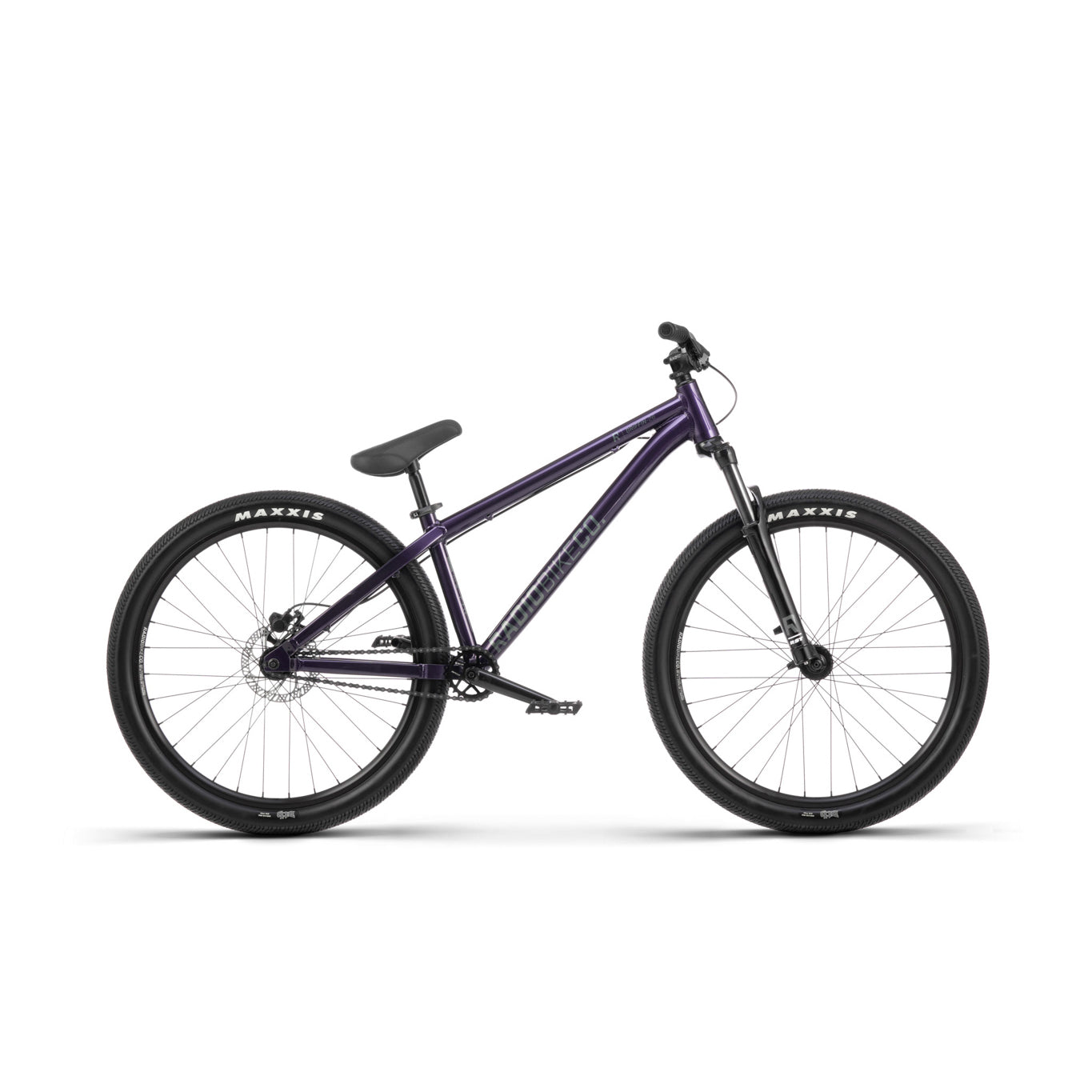 Purple dirt jumper from the Radio Bike Company
