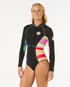 Rip Curl G-bomb short wetsuit for women, multicolour and black