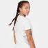 back view of white saysky womens clean combat pro tshirt