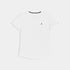 front view of white saysky womens clean combat pro tshirt