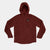 SAYSKY clean hooded jacket for road running in red colour with zip ventilation pockets