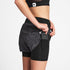 SAYSKY Women's Reflective Pace 2 in 1 Shorts 3"