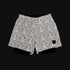 SAYSKY reflective 2in1 Pace running shorts for men, showing them lit up in dark
