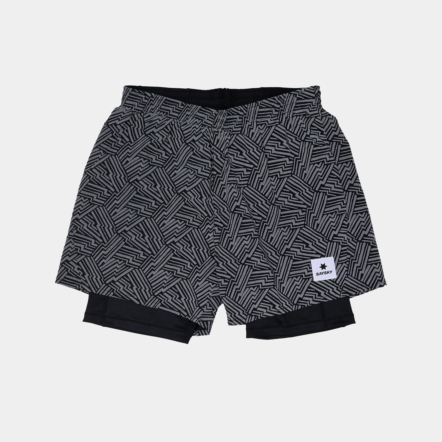 SAYSKY reflective 2in1 Pace running shorts for men