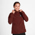 Woman wearing SAYSKY Clean Pace Shield Running Jacket in red colour