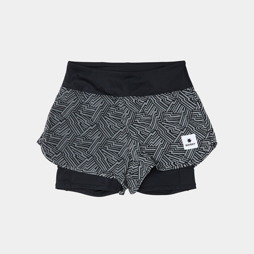 SAYSKY Women's Reflective Pace 2 in 1 Shorts 3