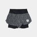 SAYSKY Women's Reflective Pace 2 in 1 Shorts 3"