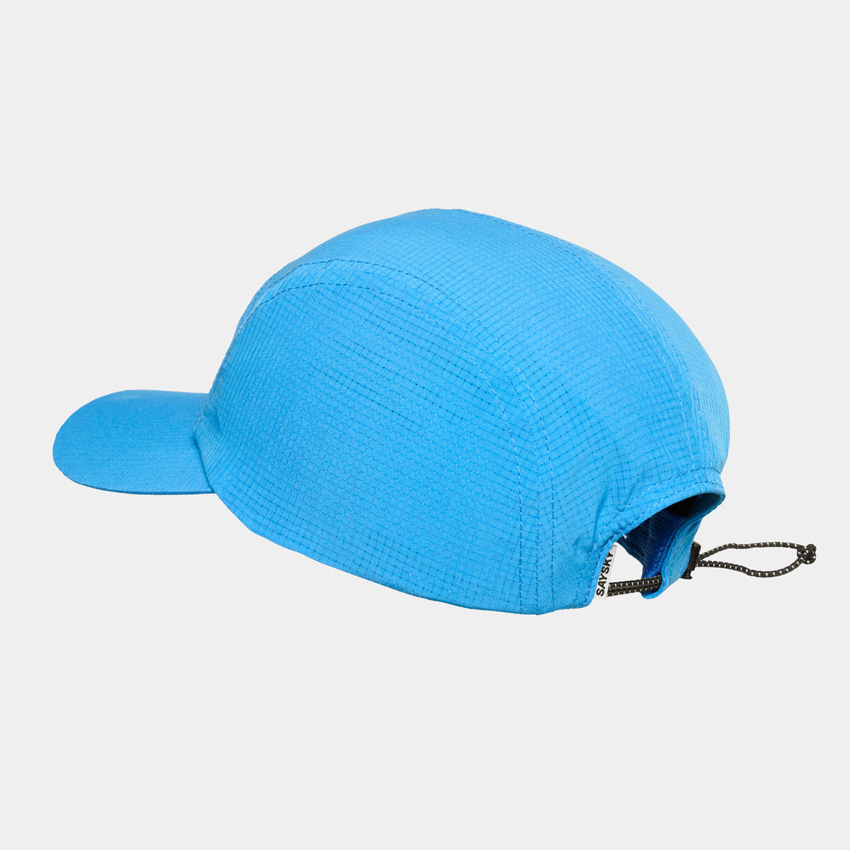 Blue SAYSKY run cap, showing back toggle