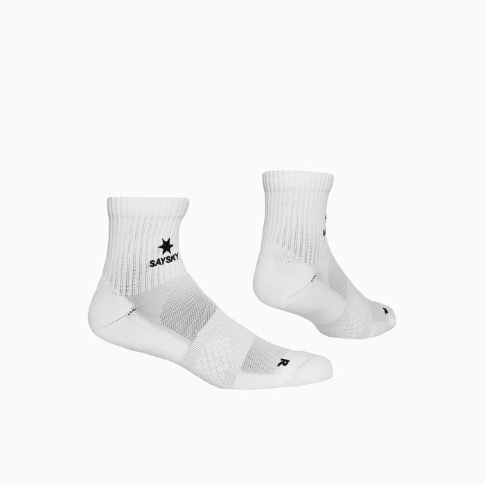 SAYSKY pace quarter length running socks for all gender, image showing socks on a white background 