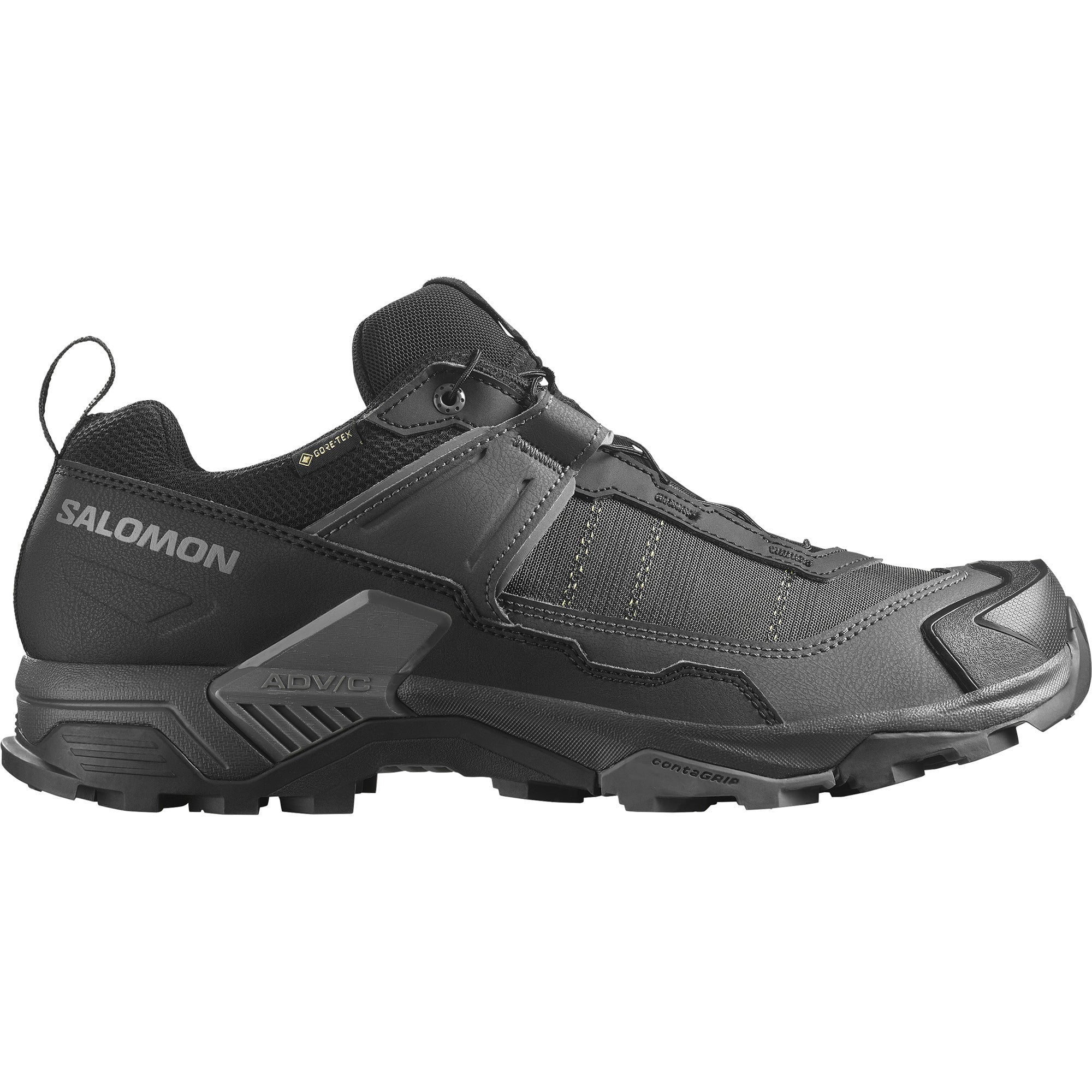 Salomon X ultra gtx hiking shoe for men, black colour, outside view