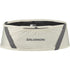 salomon pulse belt, trail running belt with zipper pocket, cream white colour with grey details, back of belt with pole straps