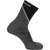 Black sock with brand logo on a white background