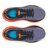 Pair of saucony hurricane 25 running trainer road shoes mens black yellow orange shadow vizi