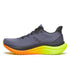 Pair of mens saucony triumph 23 road running shoes, trainers black shadow vizi