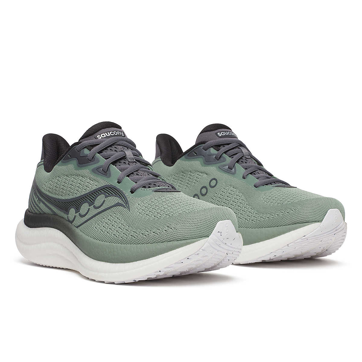 Saucony Triumph 23 cushioned running shoe for men, green colour