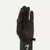 Black Sealskinz waterproof glove showing inside of hand