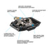 shimano downhill and enduro pedals, saint features