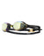 TYR stealth swim goggle black and gold colour mirrored lens