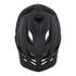 Black Troy Lee Flowlines SE mtb helmet, top view