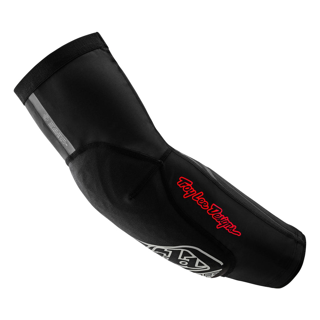 Side of Troy lee designs black elbow protector