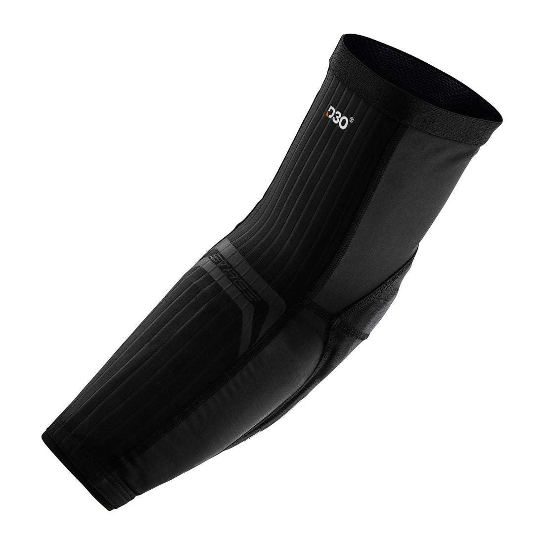 Back of Troy lee designs black elbow protector