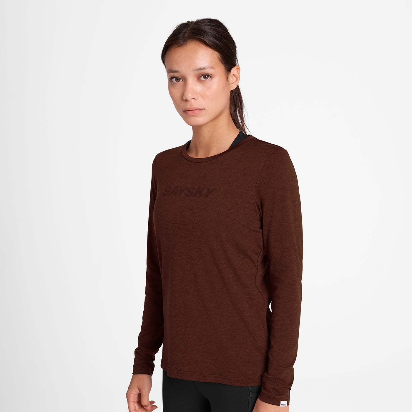 saysky long sleeve run top for women