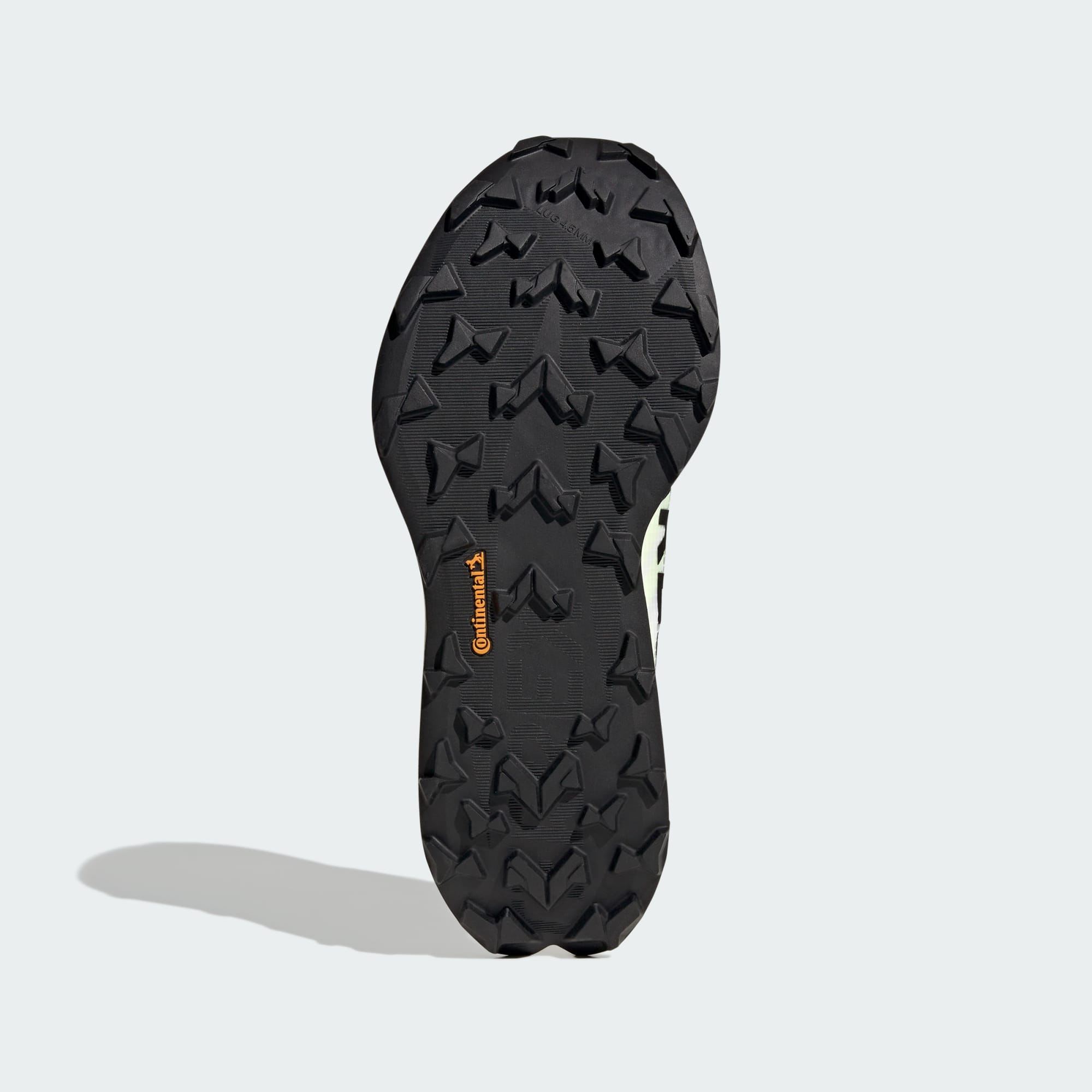 sole of adidas terrex agravic tt trail running shoe with continental grip