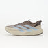 adidas adizero evl sl women's running shoe in blue brown colour, side view