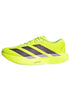 side view adidas adizero evo sl woven running shoes for men in neon yellow 