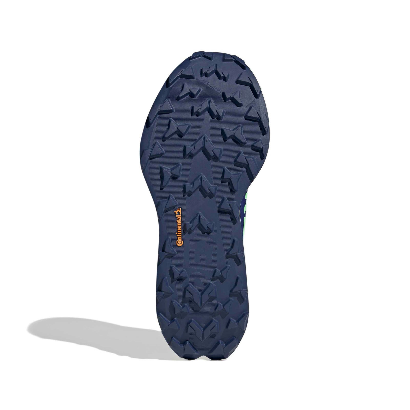 blue adidas agravic terrex tt blue trail shoe for men, view of sole