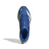 blue adidas agravic terrex tt blue trail shoe for men, top view of laces