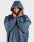 dryrobe Advance Long Sleeve Dark Grey / Orange