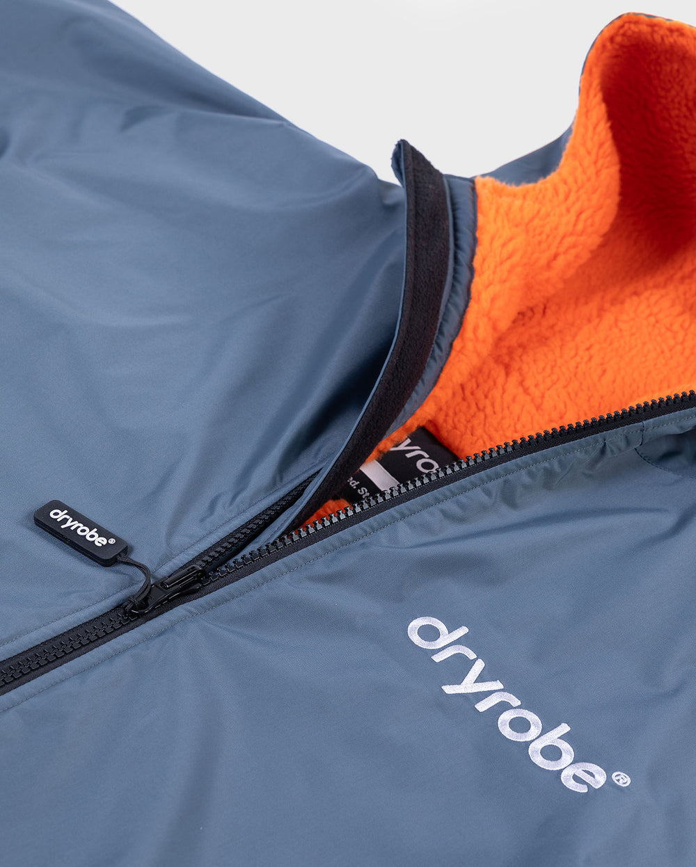 dryrobe Advance Long Sleeve Dark Grey / Orange